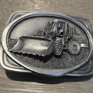 Men's Silver Construction Belt Buckle